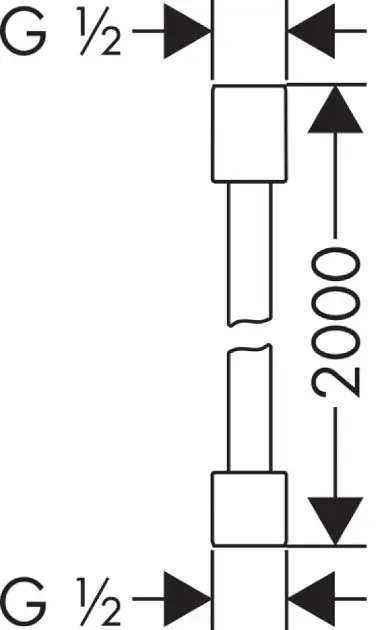 Axor - Shower hoses - Zuhanycső - 28284000 – 2. kép