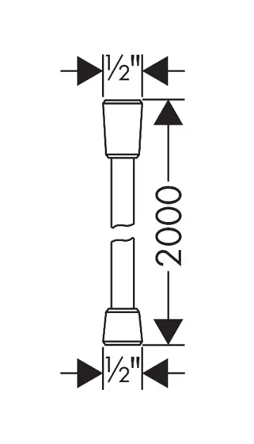 Axor - Shower hoses - Zuhanycső - 28624670 – 2. kép