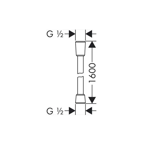 Axor - Shower hoses - Zuhanycső - 28626000 – 2. kép