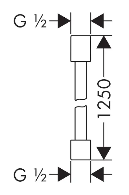 Axor - Starck - Zuhanycső - 28282670 – 2. kép