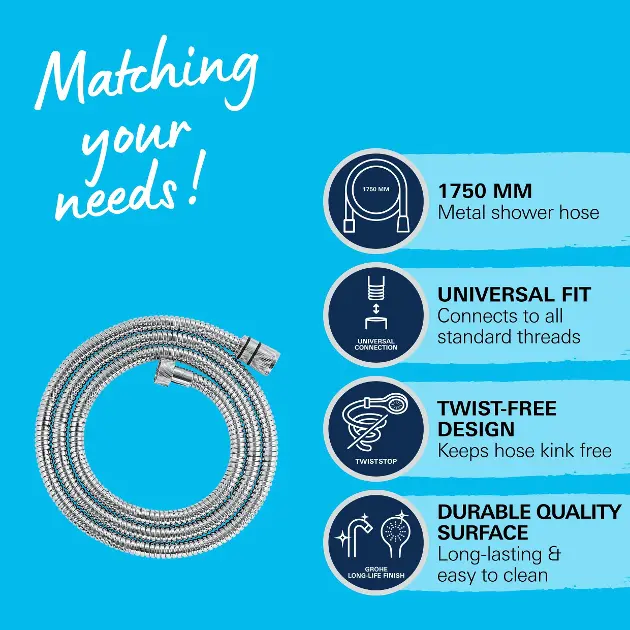 Grohe - Shower hoses - Zuhanycső - 22100000 – 7. kép