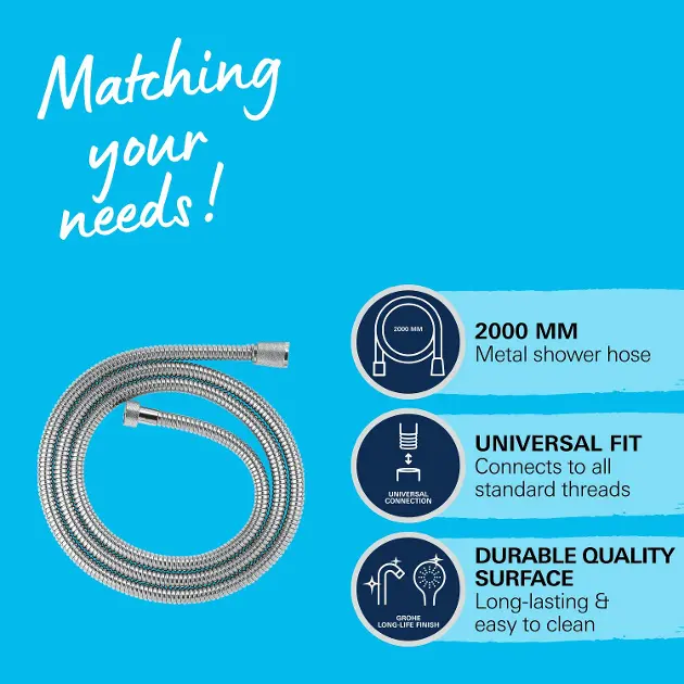 Grohe - Shower hoses - Zuhanycső - 22103000 – 4. kép