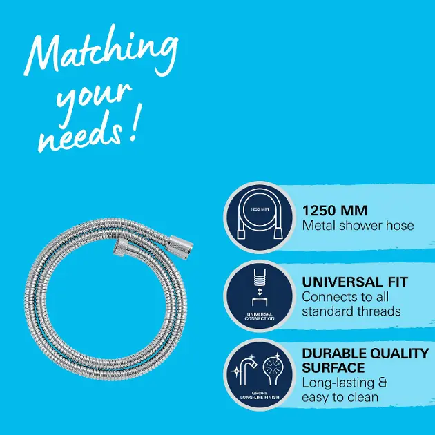 Grohe - Shower hoses - Zuhanycső - 22106000 – 5. kép