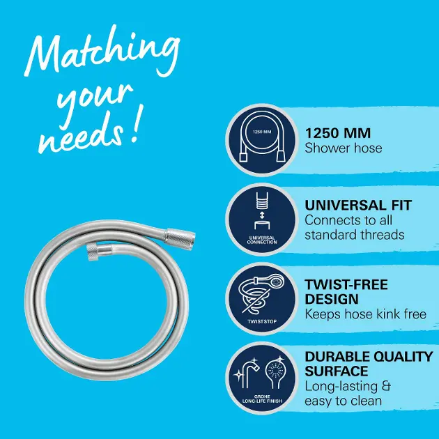 Grohe - Shower hoses - Zuhanycső - 22110000 – 4. kép