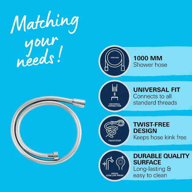 Grohe - Shower hoses - Zuhanycső - 22111000 – 9. kép