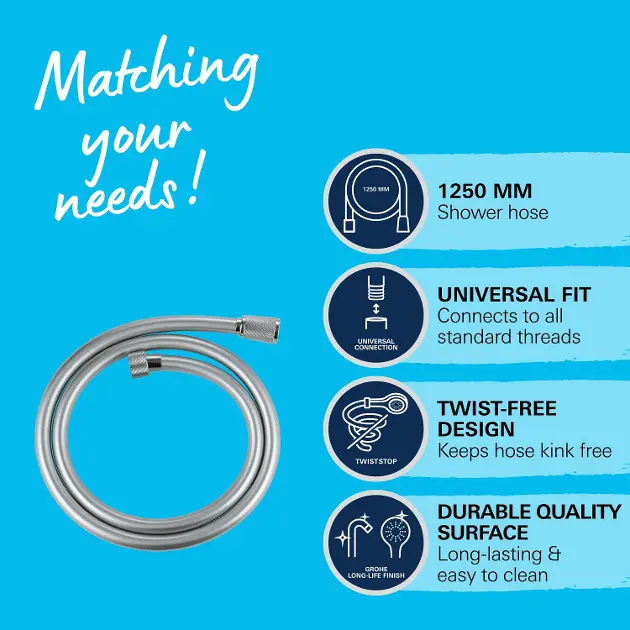 Grohe - Shower hoses - Zuhanycső - 22112000 – 4. kép