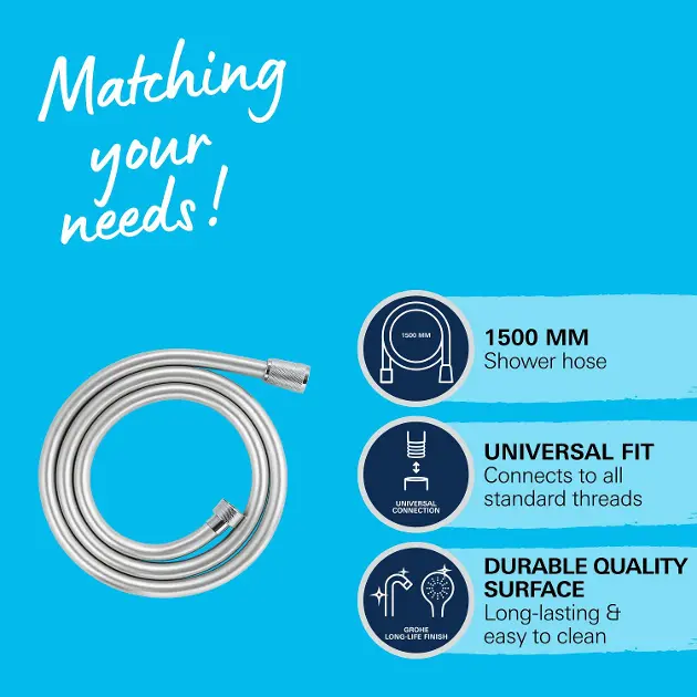 Grohe - Shower hoses - Zuhanycső - 27505001 – 4. kép
