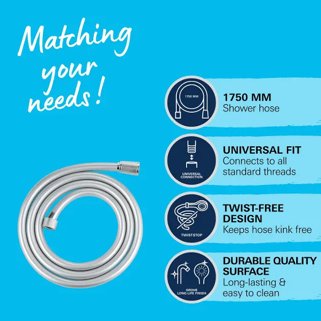 Grohe - Shower hoses - Zuhanycső - 27506001 – 4. kép