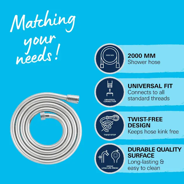 Grohe - Shower hoses - Zuhanycső - 27507001 – 9. kép