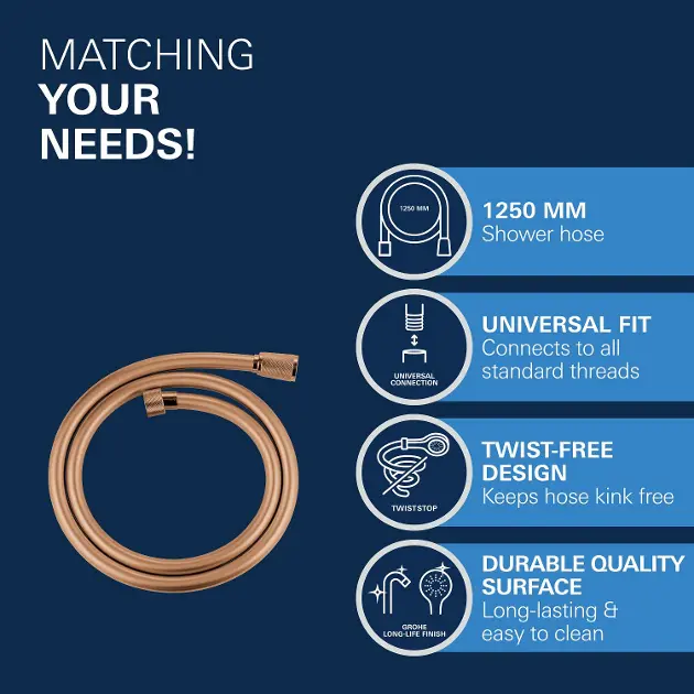 Grohe - Shower hoses - Zuhanycső - 28362DA0 – 4. kép