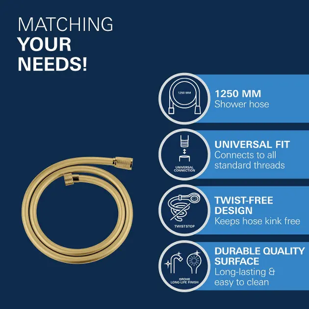 Grohe - Shower hoses - Zuhanycső - 28362GL0 – 4. kép