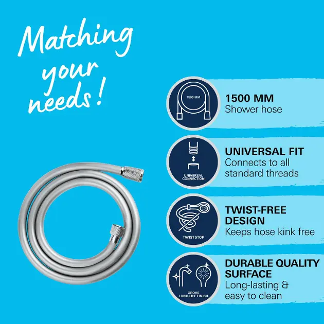 Grohe - Shower hoses - Zuhanycső - 28741002 – 4. kép