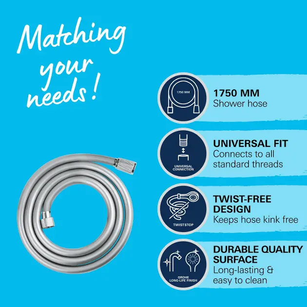 Grohe - Shower hoses - Zuhanycső - 28742002 – 4. kép