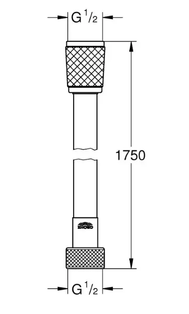 Grohe - Shower hoses - Zuhanycső - 287422432 – 2. kép