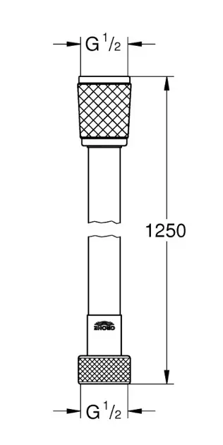 Grohe - Zuhanycső - 45971001 – 2. kép