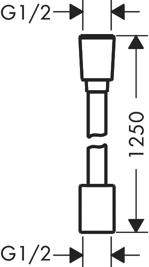Hansgrohe - Shower hoses - Zuhanycső - 28220000 – 2. kép