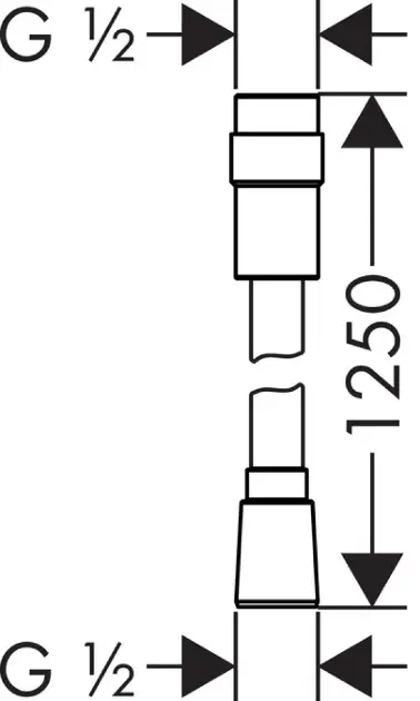 Hansgrohe - Shower hoses - Zuhanycső - 28249000 – 2. kép