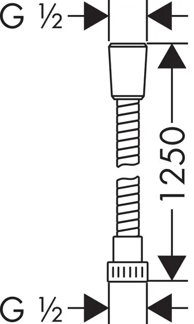 Hansgrohe - Shower hoses - Zuhanycső - 28262000 – 2. kép