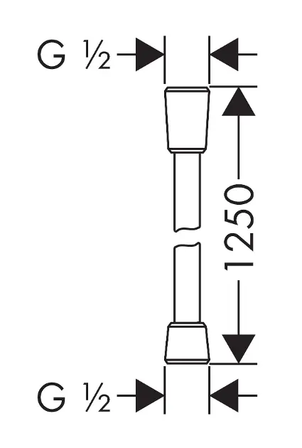 Hansgrohe - Shower hoses - Zuhanycső - 28272700 – 2. kép