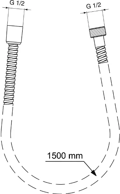 Ideal Standard - Idealrain - Zuhanycső - BF150AA – 2. kép