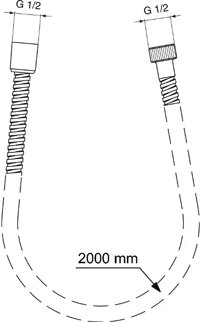 Ideal Standard - Idealrain - Zuhanycső - BF200AA – 2. kép