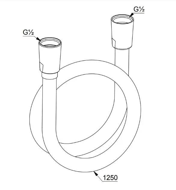 Kludi - Shower hoses - Zuhanycső - 6107139-00 – 2. kép
