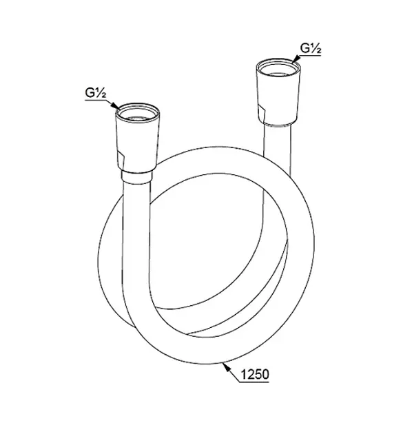 Kludi - Shower hoses - Zuhanycső - 61071N0-00 – 2. kép