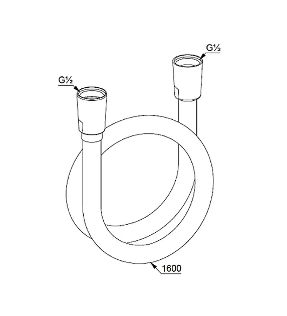Kludi - Shower hoses - Zuhanycső - 61072N0-00 – 2. kép
