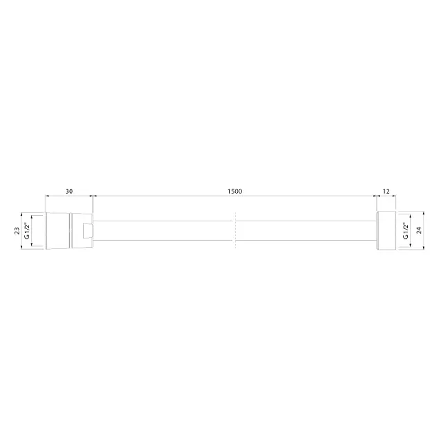 Sapho - Powerflex - Zuhanycső - FLEX150 – 2. kép