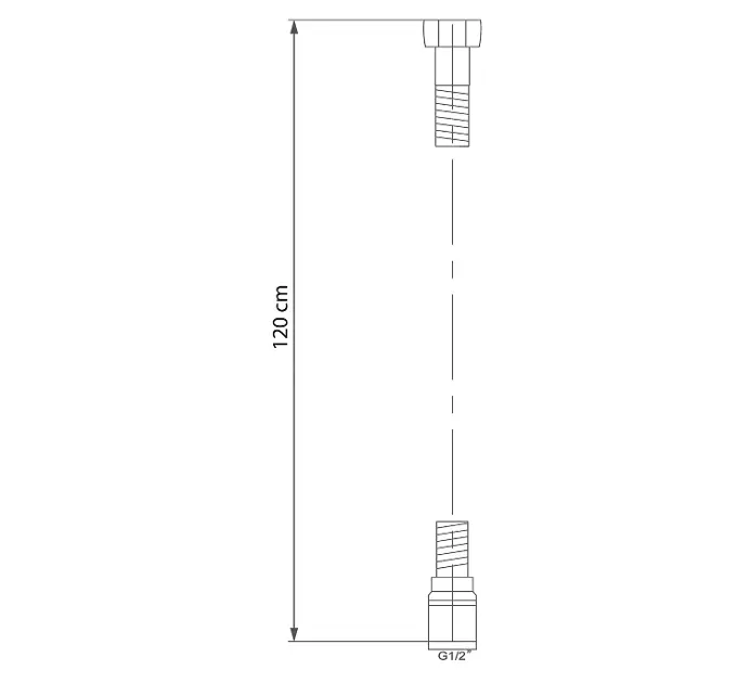 Sapho - Softflex - Zuhanycső - 1208-10 – 2. kép