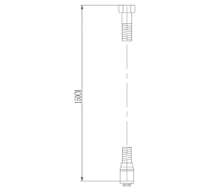 Sapho - Softflex - Zuhanycső - 1208-11 – 2. kép