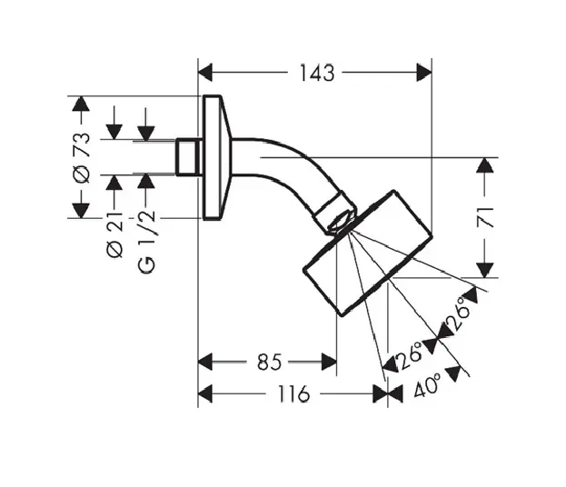 Axor - One - Fejzuhany - 48490950 – 2. kép