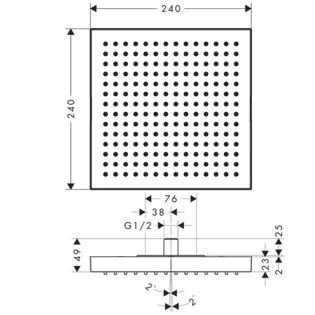 Axor - ShowerCollection - Fejzuhany - 10924000 – 2. kép
