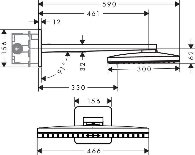 Axor - ShowerSolutions - Fejzuhany - 35276000 – 2. kép
