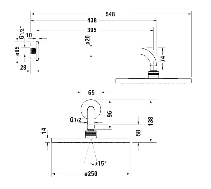 Duravit - Showers - Fejzuhany - UV0752001010 – 2. kép