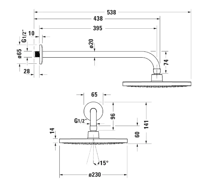 Duravit - Showers - Fejzuhany - UV0752002005 – 2. kép