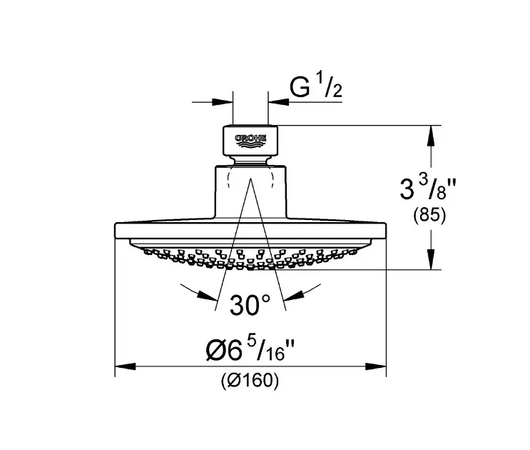 Grohe - Euphoria - Fejzuhany - 28233000 – 2. kép