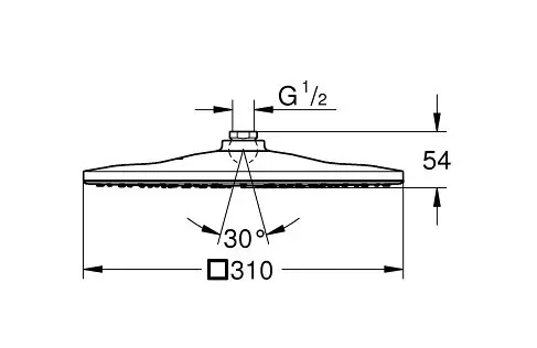 Grohe - Rainshower - Fejzuhany - 26567000 – 2. kép