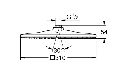 Grohe - Rainshower - Fejzuhany - 26568000 – 2. kép