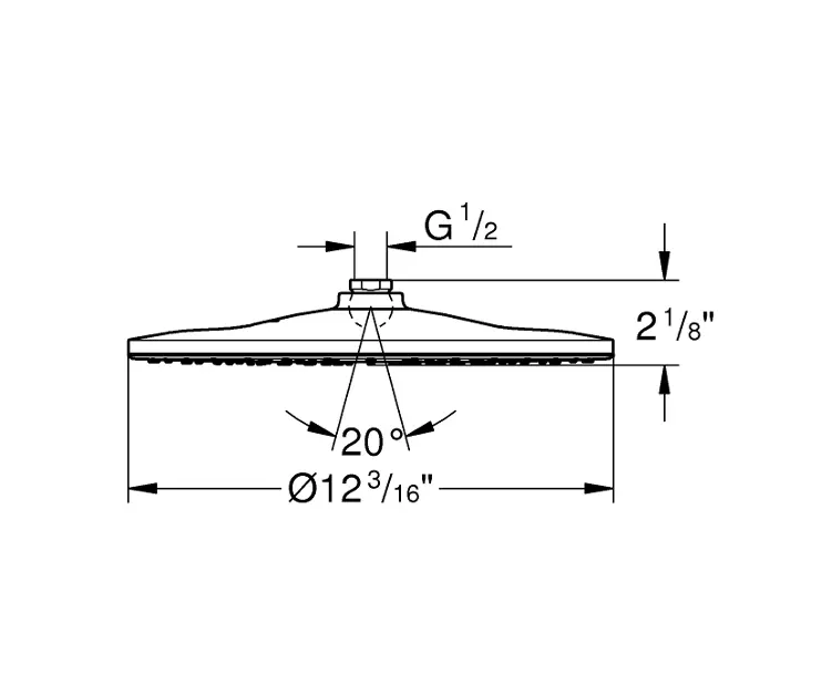 Grohe - Rainshower - Fejzuhany - 26569000 – 2. kép