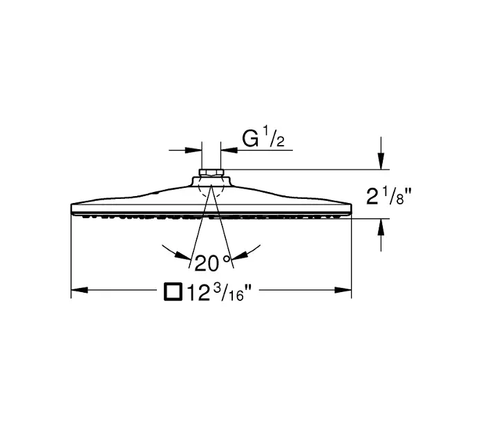 Grohe - Rainshower - Fejzuhany - 26570000 – 2. kép