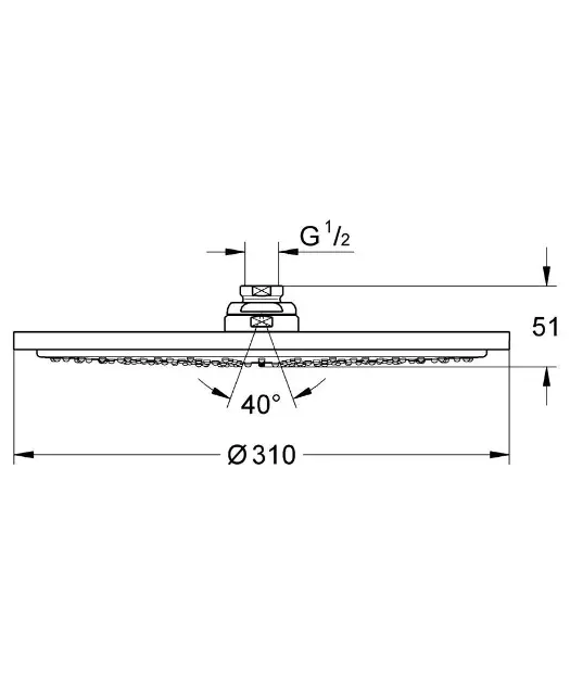 Grohe - Rainshower - Fejzuhany - 27477000 – 2. kép