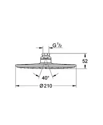 Grohe - Rainshower - Fejzuhany - 2836800E – 3. kép