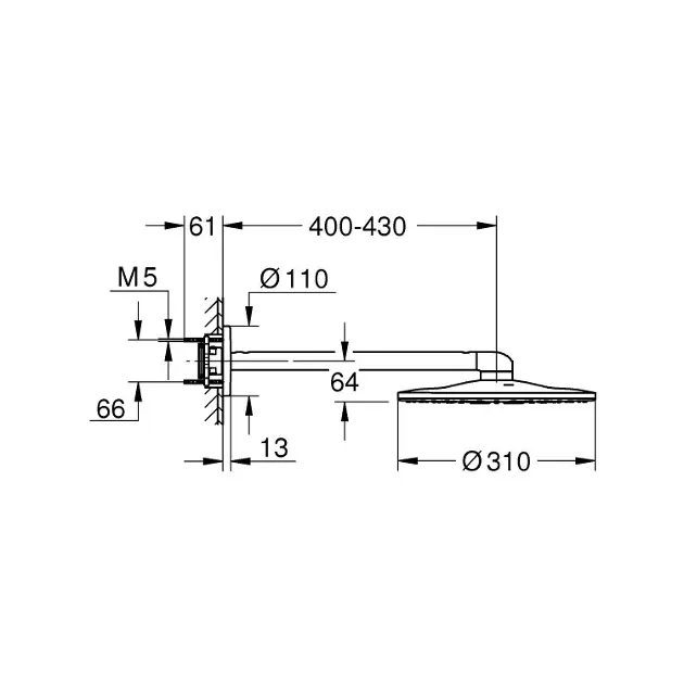 Grohe - Rainshower SmartActive - Fejzuhany - 26475GL0 – 2. kép