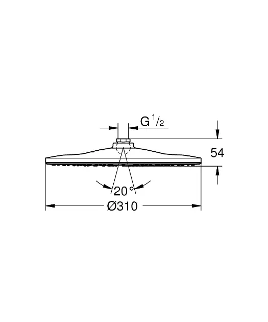 Grohe - Rainshower SmartActive - Fejzuhany - 26569GN0 – 2. kép