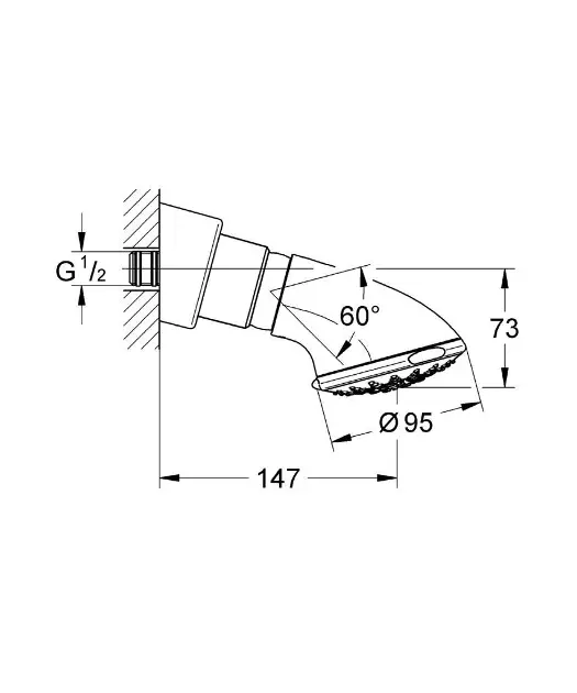 Grohe - Relexa - Fejzuhany - 27062000 – 2. kép
