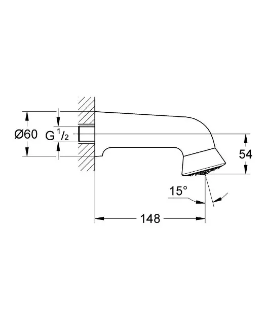 Grohe - Relexa - Fejzuhany - 28948000 – 2. kép