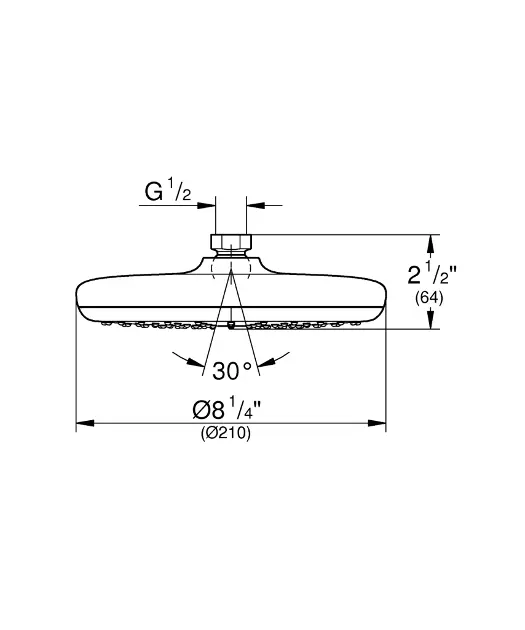 Grohe - Tempesta - Fejzuhany - 26409000 – 2. kép