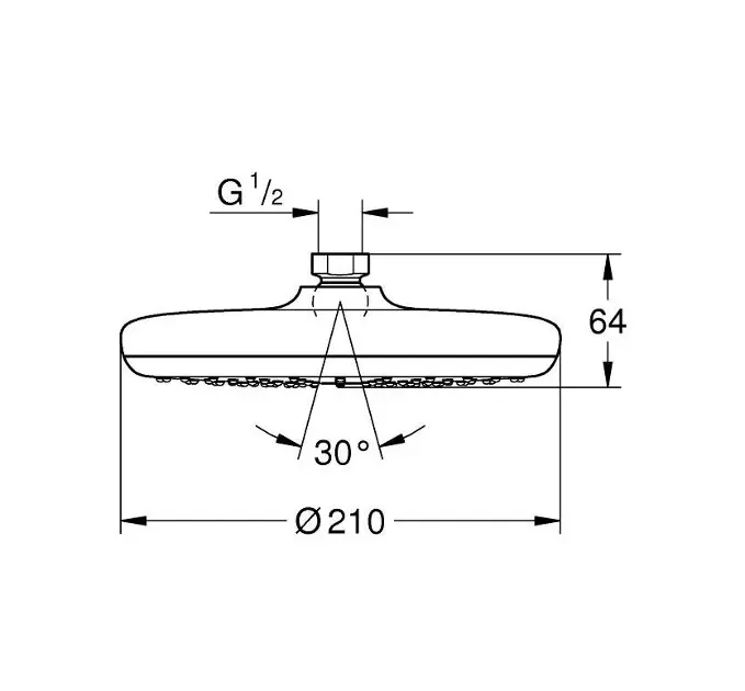 Grohe - Vitalio Start - Fejzuhany - 26415000 – 2. kép