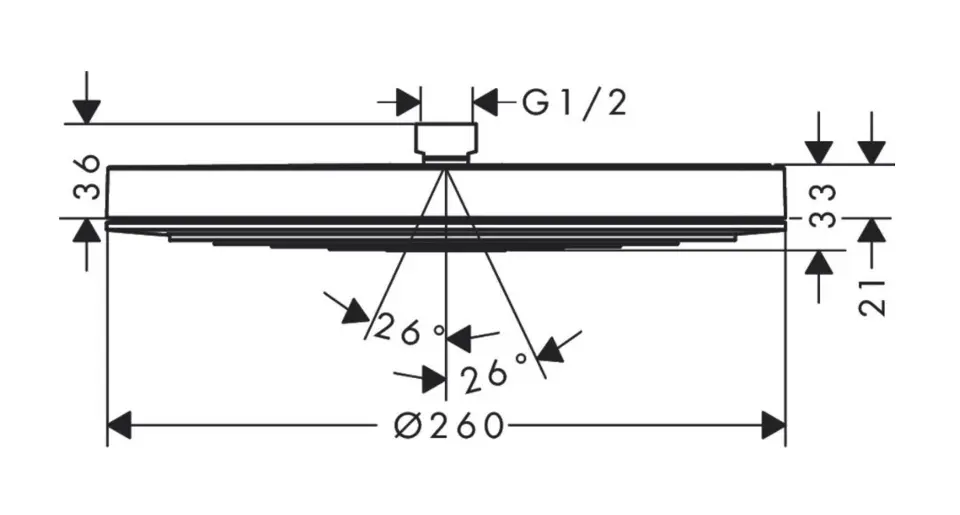 Hansgrohe - Pulsify S - Fejzuhany - 24140000 – 2. kép